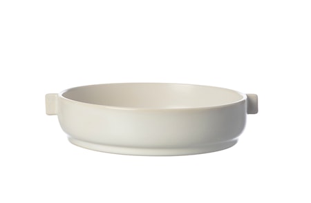 Tarjoiluastia korvallinen Valkoinen Hiekka h25 x k5,5 cm