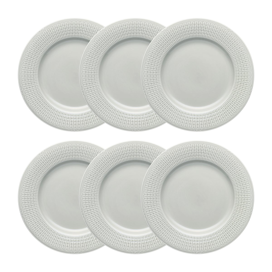 Rörstrand Swedish Grace lautanen Ø24 cm 6-pakkaus Sumu (harmaaa)