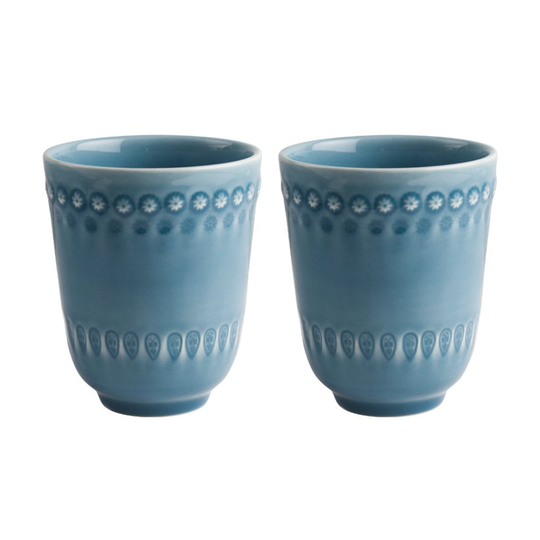 PotteryJo Daisy muki 35 cl, 2-pakkaus Dusty Blue (sininen)