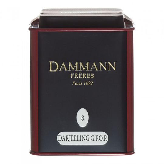 Musta tee Dammann Frères "Darjeeling G.F.O.P.", 100 g