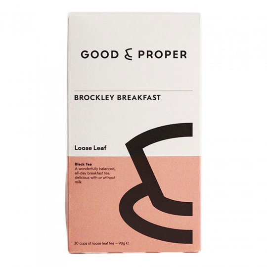Musta tee Good and Prober "Brockley Breakfast", 90 g