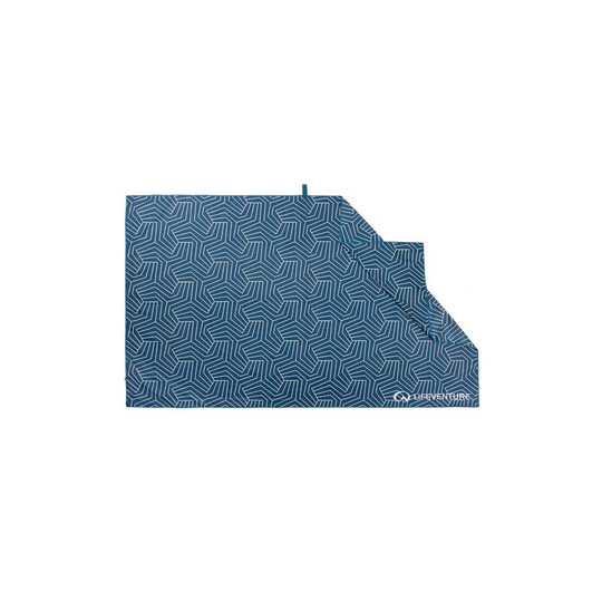 Lifeventure SoftFibre matkapyyhe, Geometric Navy