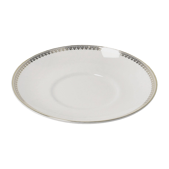 Wedgwood Vera Wang Lace Gold kahvilautanen valkoinen