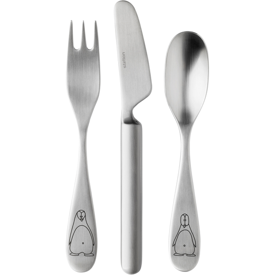 Stelton Una Pingo -lastenaterimet, 3 osaa