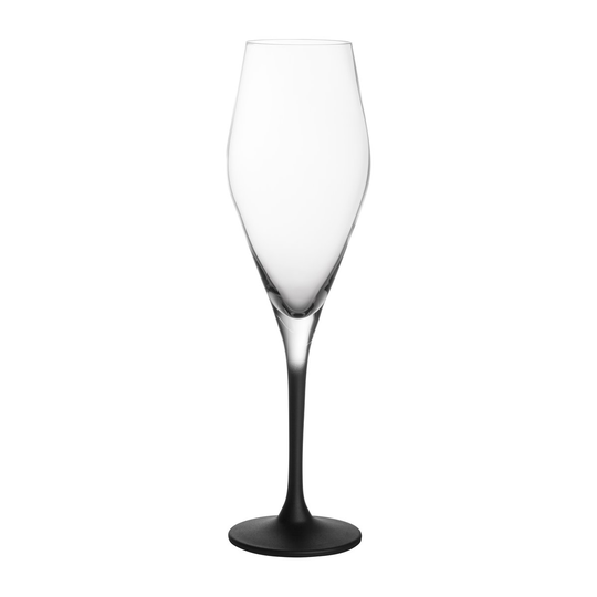 Villeroy & Boch Manufacture Rock champagnelasi 26 cl 4-pack Kirkas-musta