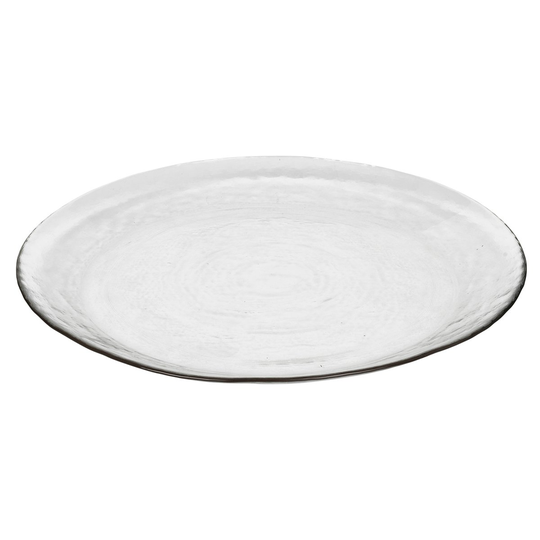 Broste Copenhagen Hammered lasilautanen Ø 27 cm Kirkas