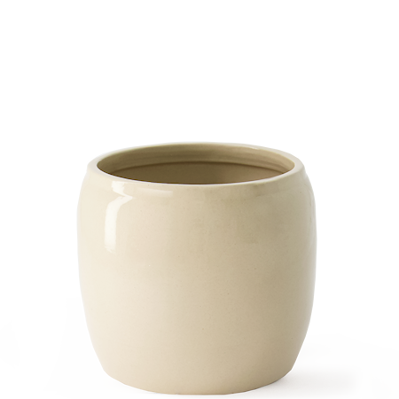 Ruukku lasitettu Beige 22,5x21 cm