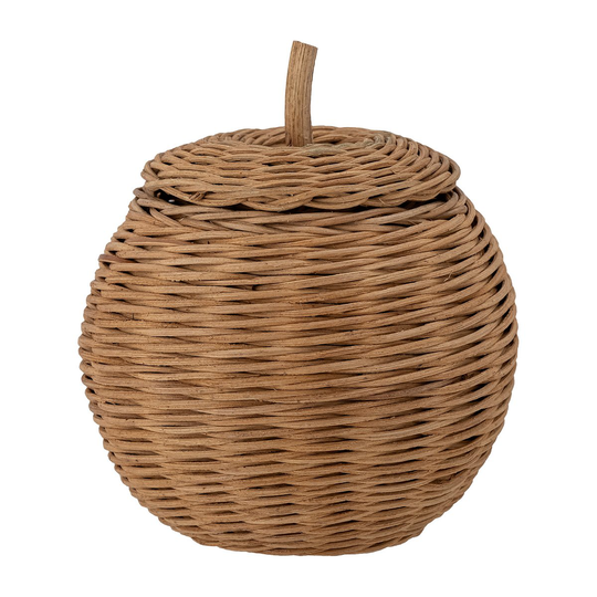 Bloomingville Rosette kannellinen säilytyskori Ø 18 cm Ruskea