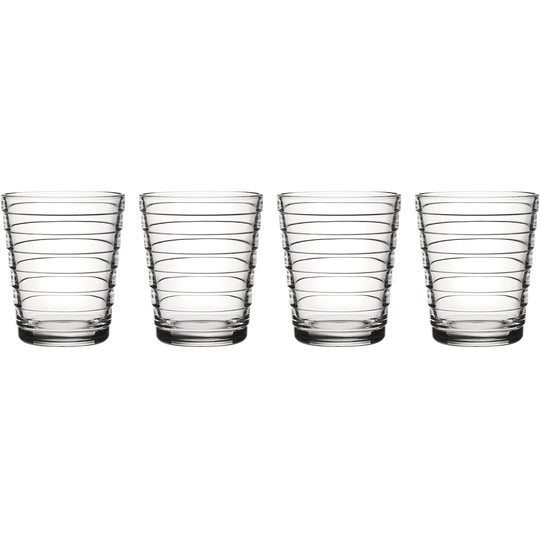 Iittala Aino Aalto -lasi, 22 cl, 4 kpl, kirkas