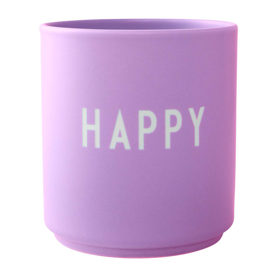 Design Letters Design Letters suosikkikuppi 25 cl Happy (Violetti)