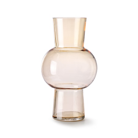 Glas Flower Maljakko M Peach