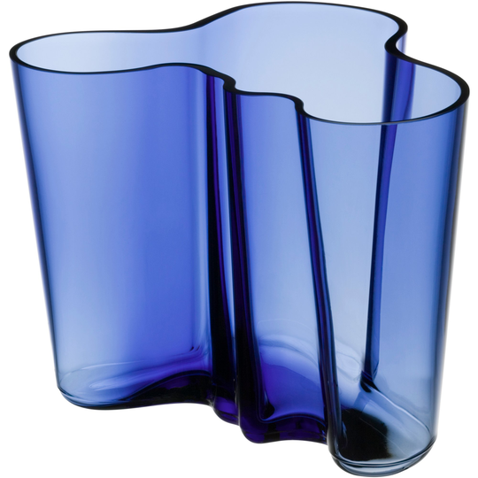 Iittala Aalto maljakko, 16 cm, ultramariininsininen