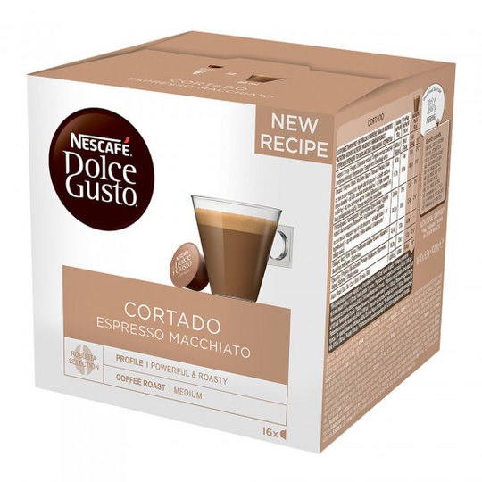 Kahvikapselit NESCAFÉ® Dolce Gusto® "Cortado", 16 kpl.