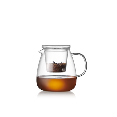 Café Teekannu siivilällä 1,2l Lasikirkas