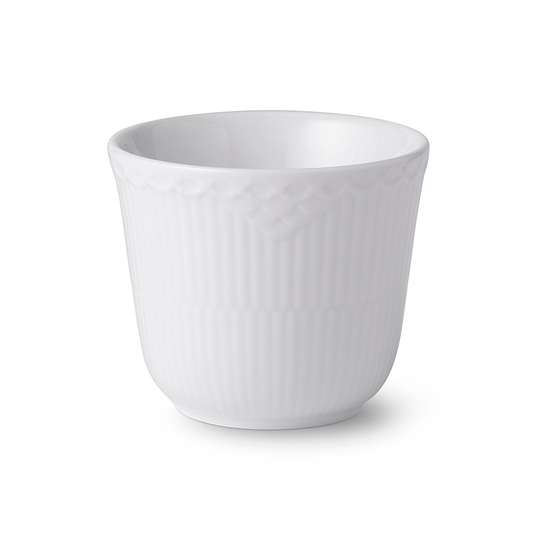 Royal Copenhagen White Fluted Half Lace termosmuki 26 cl