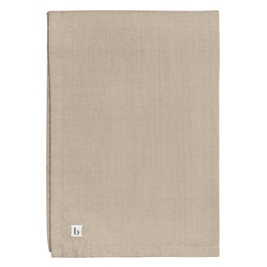 Broste Copenhagen Wille pöytäliina 160x200 cm Simply taupe (beige)