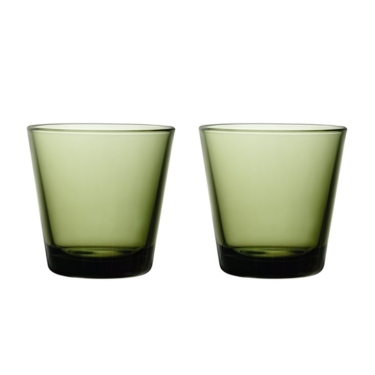 Iittala Kartio lasi 21 cl 2 pakkaus 2 kpl vihreä