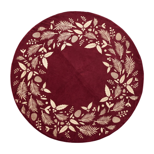 Lene Bjerre Cristie joulukuusenmatto Ø110 cm pomegranaten-light gold