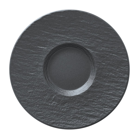 Villeroy & Boch Manufacture Rock kahvilautanen Ø15,5 cm Musta