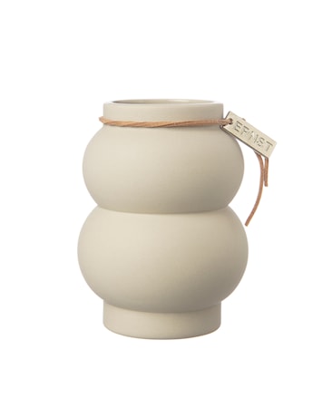 Maljakko Kurvikas Beige 10 cm
