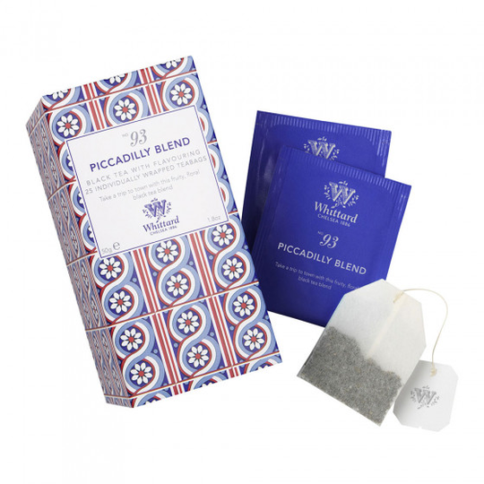 Musta tee Whittard of Chelsea "Piccadilly Blend", 25 kpl.