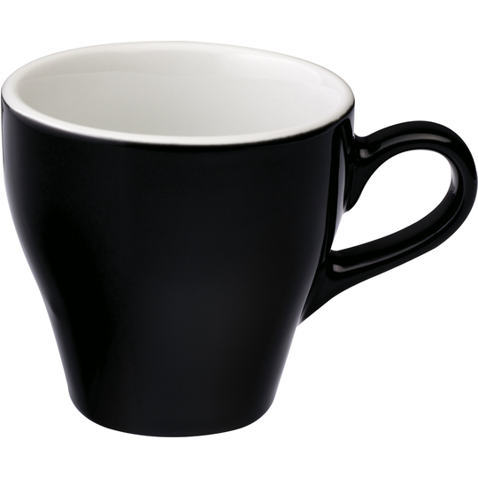 Loveramics Tulip Café -lattekuppi 280 ml, 6 kpl, musta