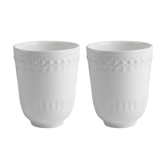 PotteryJo Daisy muki 35 cl, 2-pakkaus White (valkoinen)
