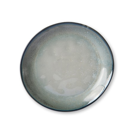 Home Chef Ceramics Jälkiruokalautanen Grey/Green