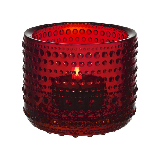 Iittala Kastehelmi kynttilälyhty 64 mm karpalo