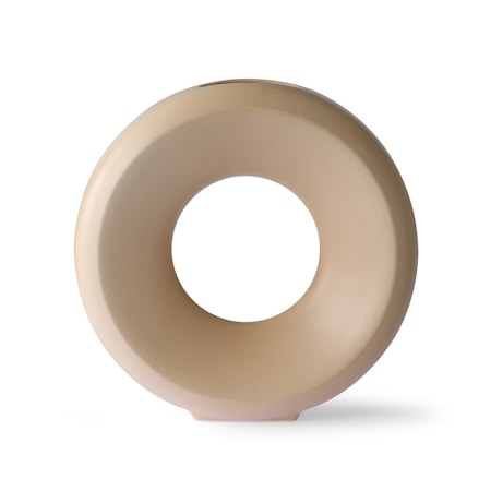 Circle Ceramic Maljakko L Sand