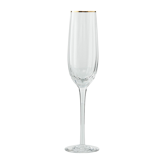 Lene Bjerre Claudine samppanjalasi 23,5 cl Clear-light gold