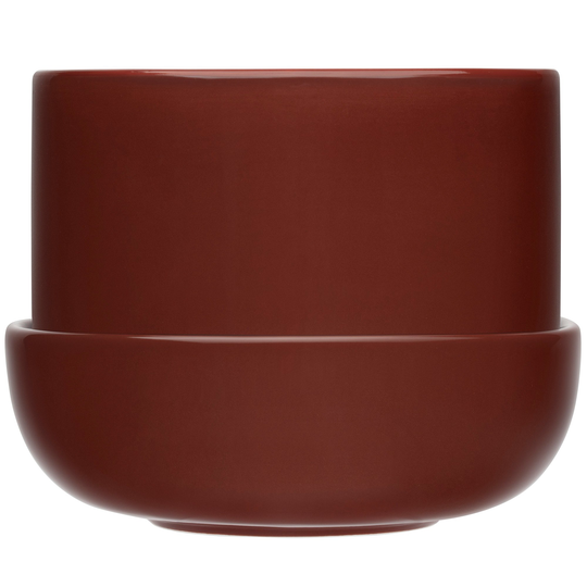 Iittala Nappula Ruukku Lautasella 170x130 mm, Ruskea