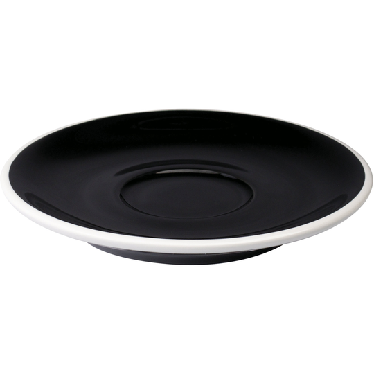 Loveramics Tulip Espresso -aluslautanen 12,5 cm, 6 kpl, musta