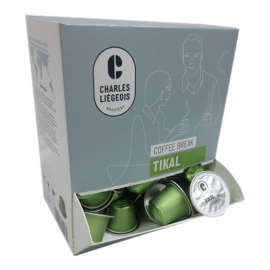 Nespresso® koneisiin sopivat kahvikapselit Charles Liégeois "Tikal", 50 kpl.