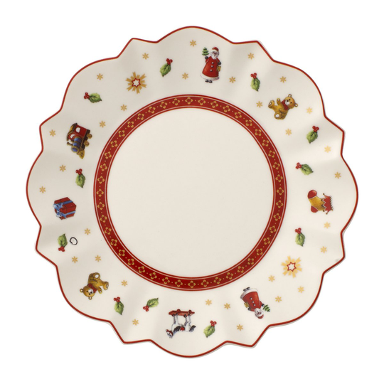Villeroy & Boch Toy's Delight asetti Ø18 cm Valkoinen-punainen