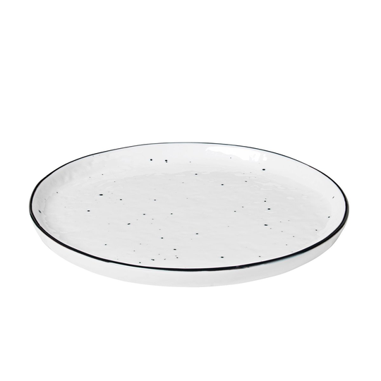 Broste Copenhagen Salt lautanen, täplikäs Ø 18 cm