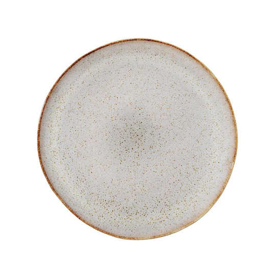 Bloomingville Sandrine lautanen Ø 22 cm vaaleanharmaa