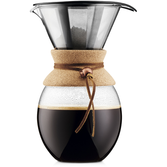 Bodum POUR OVER -kahvinkeitin suodattimella 1,5 l – korkki