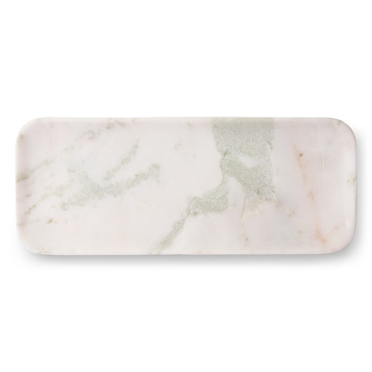 HKliving HKliving marmoritarjotin 30x12 cm Valkoinen-vihreä-vaaleanpunainen
