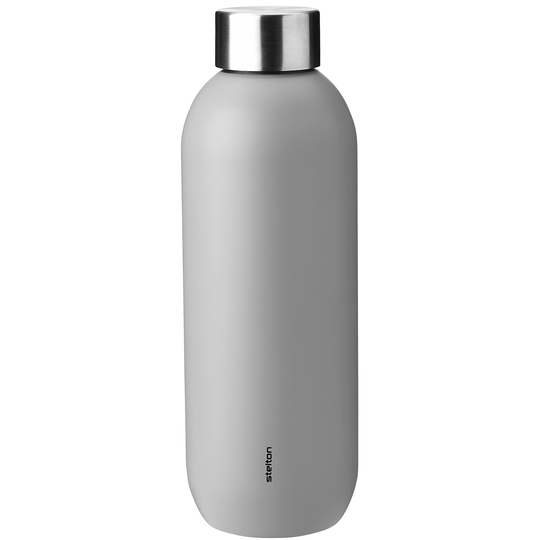 Stelton Keep Cool termospullo 0,6 litraa, vaaleanharmaa