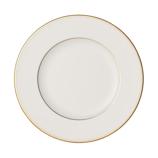 Villeroy & Boch Anmut Gold -aamiaislautanen Valkoinen