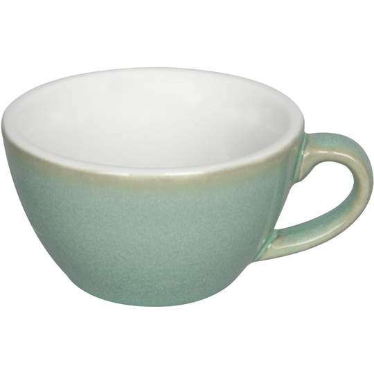 Loveramics Egg Flat White -kahvikuppi, 150 ml, 6 kpl, basilikanvihreä