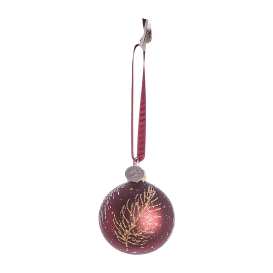 Lene Bjerre Cadelia joulupallo höyhen Ø6 cm pomegranate-light gold