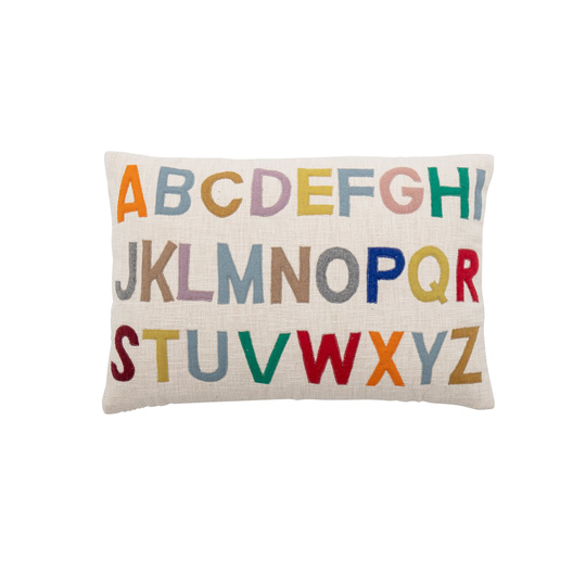 Bloomingville Lexi tyyny aakkoset 40x60 cm Multi