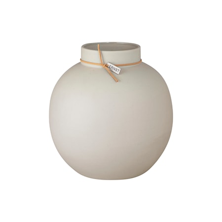 Maljakko savi Pyöreä Beige 22 cm