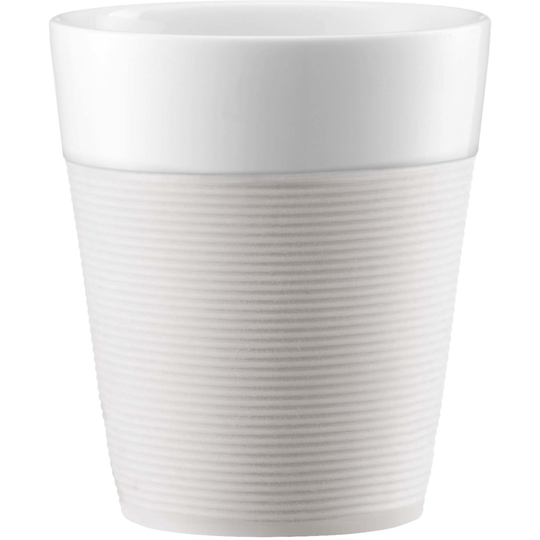 Bodum Bistro-kuppi, valkoinen, 2 kpl, 0,3 L