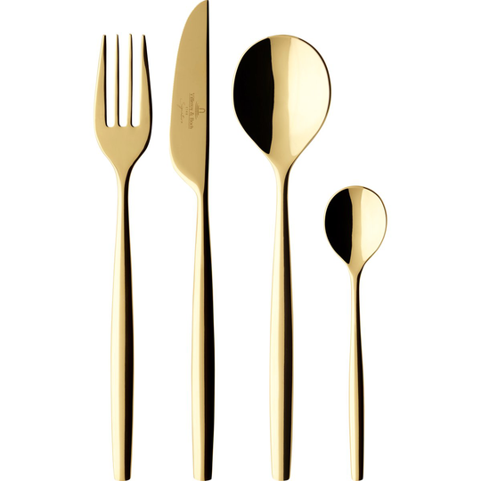 Villeroy & Boch Metro Chic d'Or aterinsetti 24 osaa Kulta