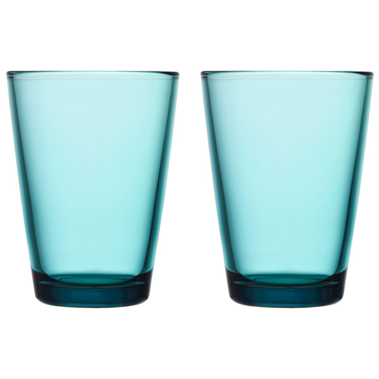 Iittala Kartio juomalasi 40 cl 2 kpl merensininen