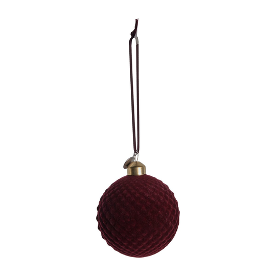 Lene Bjerre Velvetti joulupallo Ø8 cm pomegranate