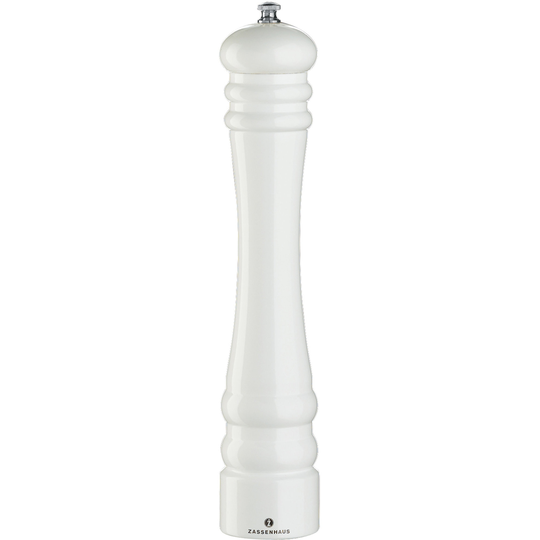 Zassenhaus Berlin-suolamylly, 30 cm Kiiltävä valkoinen